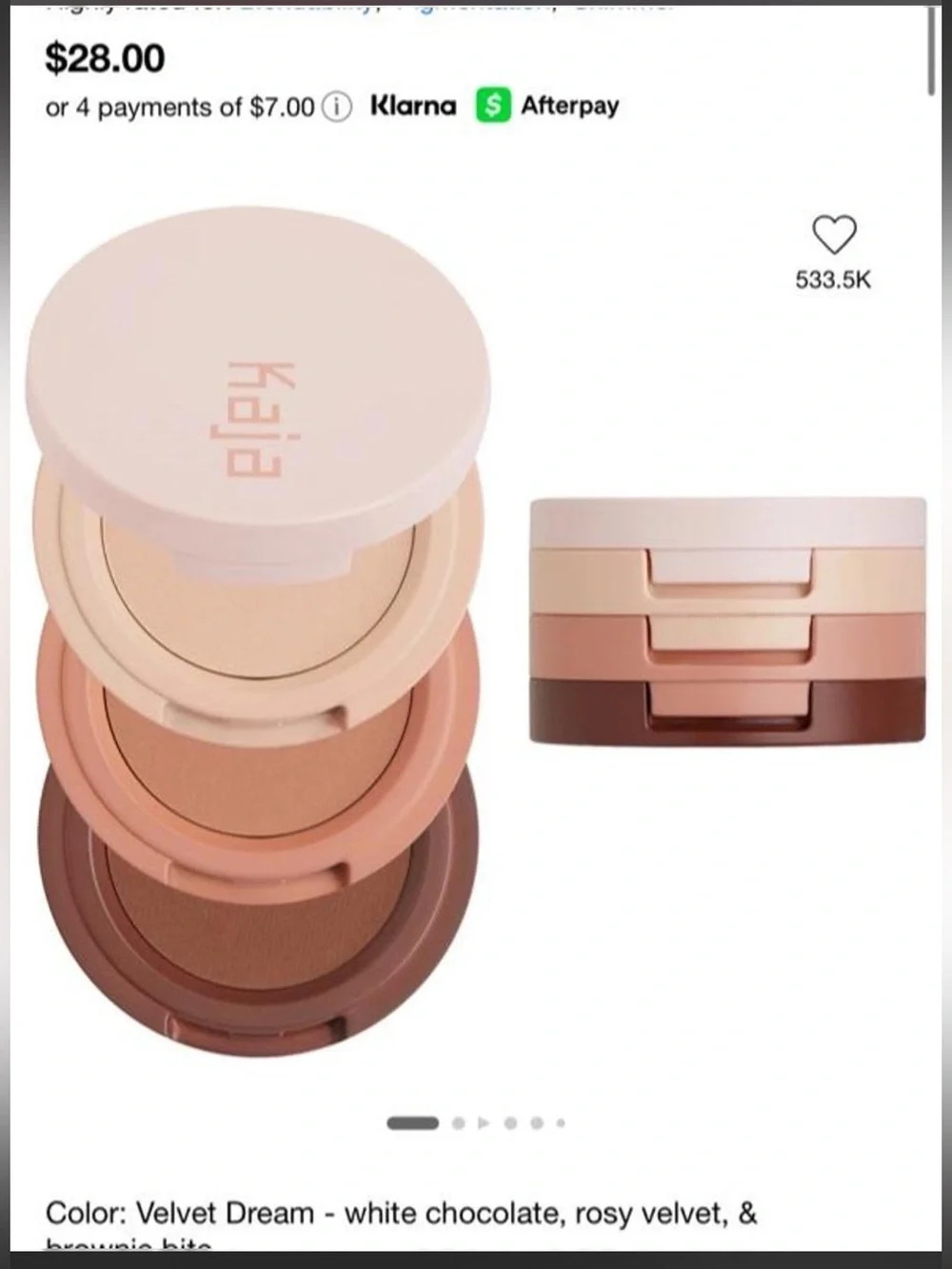 New/sealed Kaja make up bundle.
